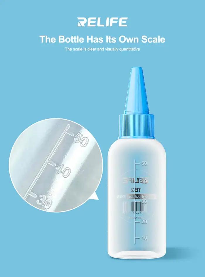 Bouteille en plastique vide TB2 de 50ML, 5 pièces, bouteille à presser pour réparation de téléphone,