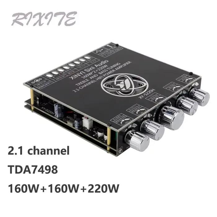 Carte d'amplificateur de puissance de caisson de basses Bluetooth, 160 canaux, HiFi, classe D, audio
