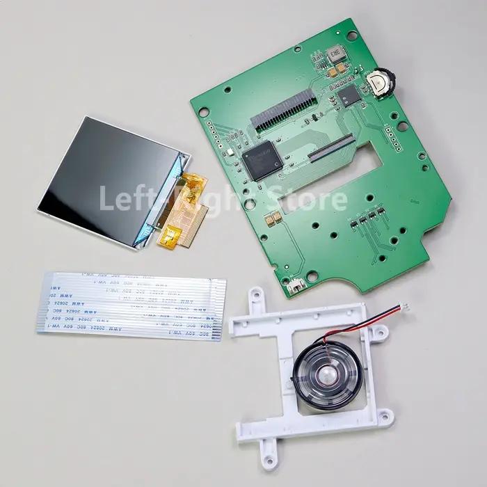 1 jeu d'écran IPS de 2.45 pouces avec pièces de câble ruban pour GB V4 DMG IPS Kits d'écran LCD supp