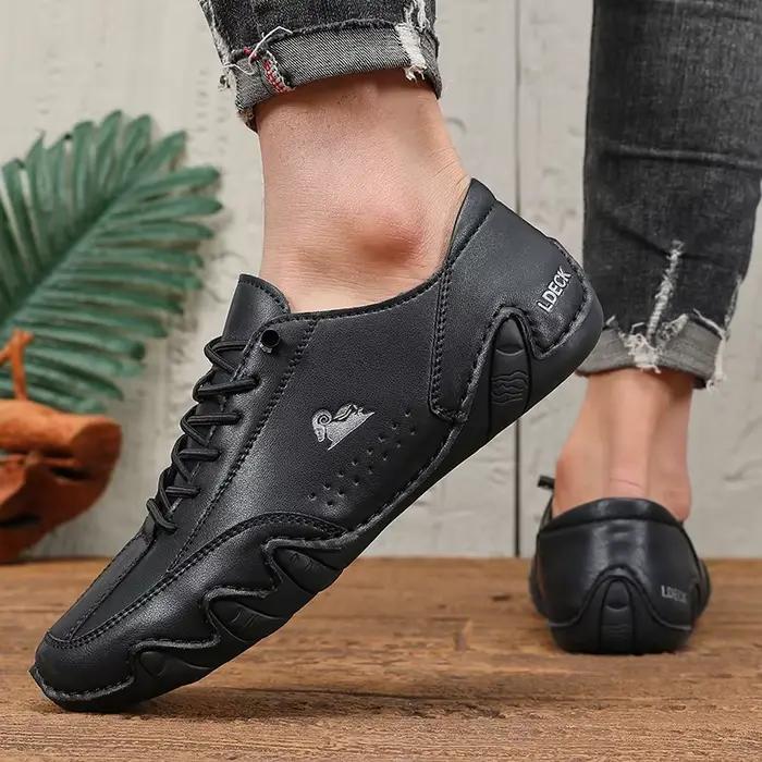 Mocassins homme marque de mode semelles souples - Chaussures confortables pour marche et conduite