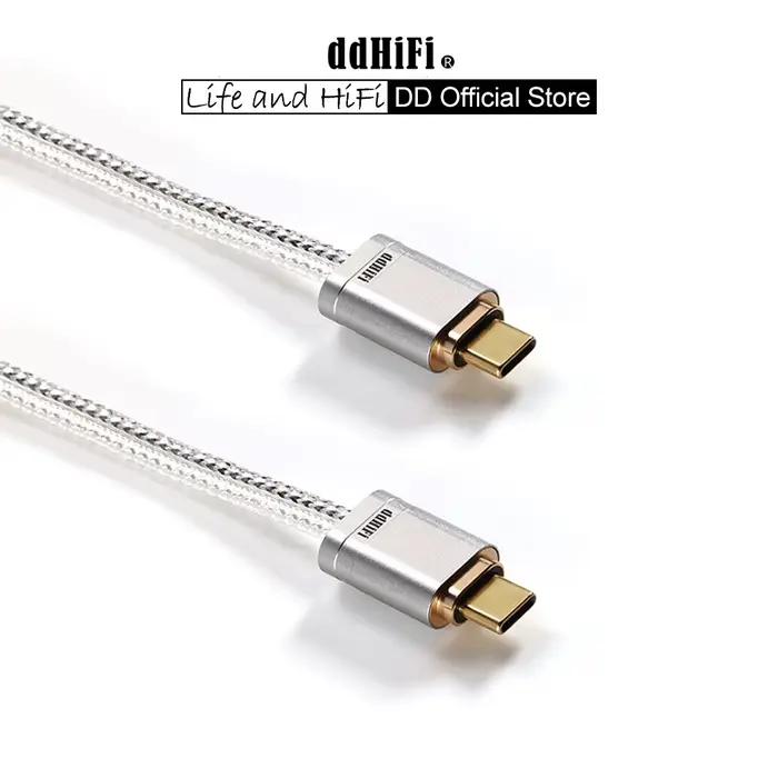 DD ddHiFi Tout nouveau câble de données TC09S TypeC vers TypeC OTG avec structure à double blindage