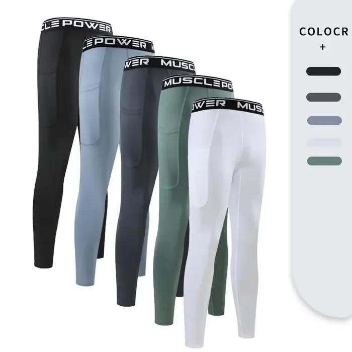 Pantalon de survêtement compression homme - Collant sport fitness course ajustement sec
