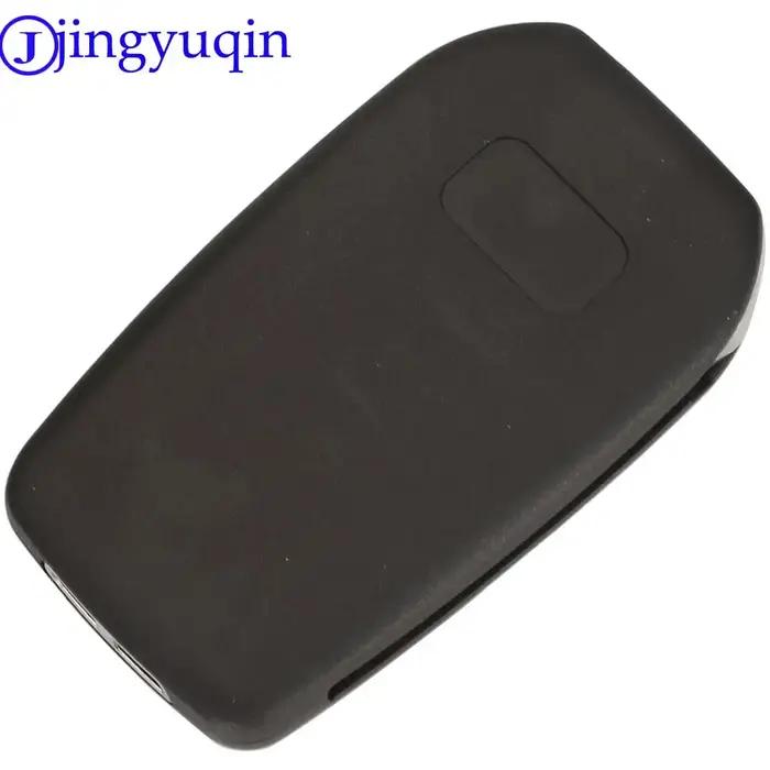 Jingyuqin coque de clé de voiture à distance modifiée pour Toyota Yaris Carina Corolla Avensis clé f