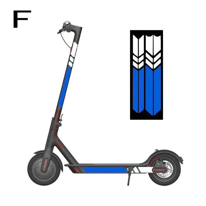 Autocollant réfléchissant en PVC pour Scooter, bande d'avertissement de conduite nocturne étanche po