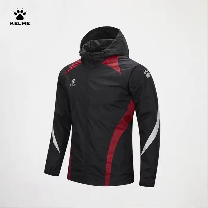 KELcloser-Veste de dehors Imperméable à Capuche pour Homme, Coupe-Vent, Tissé, Course en Plein Air