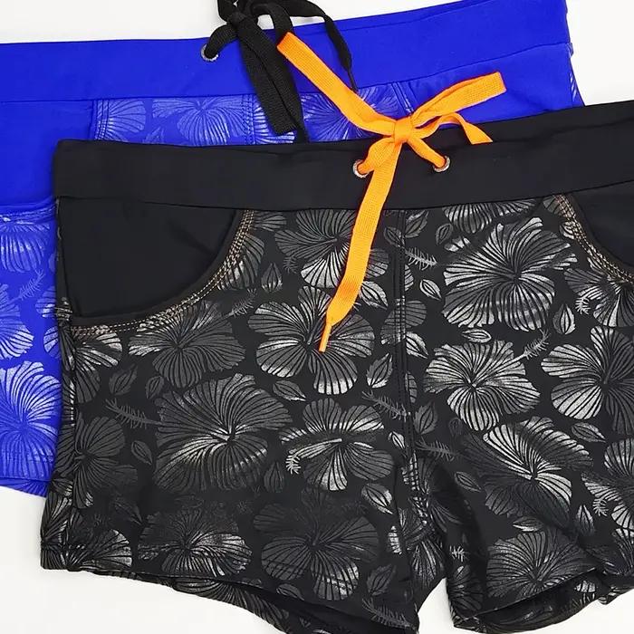 Maillot de bain homme imprimé été avec rembourrage push-up - Slip de bain sportif plage
