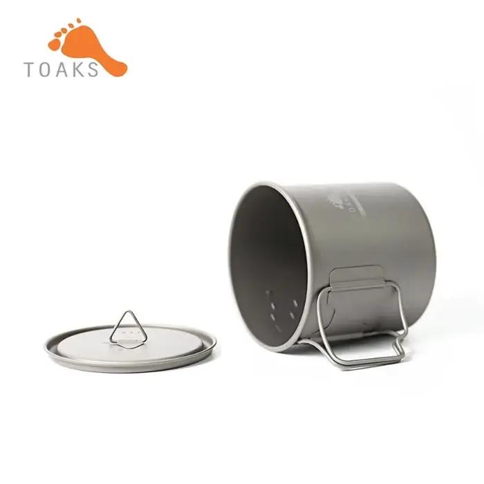 Tasse TOAKS 650ml titane ultraléger pour camping - vaisselle extérieure légère équipement randonnée