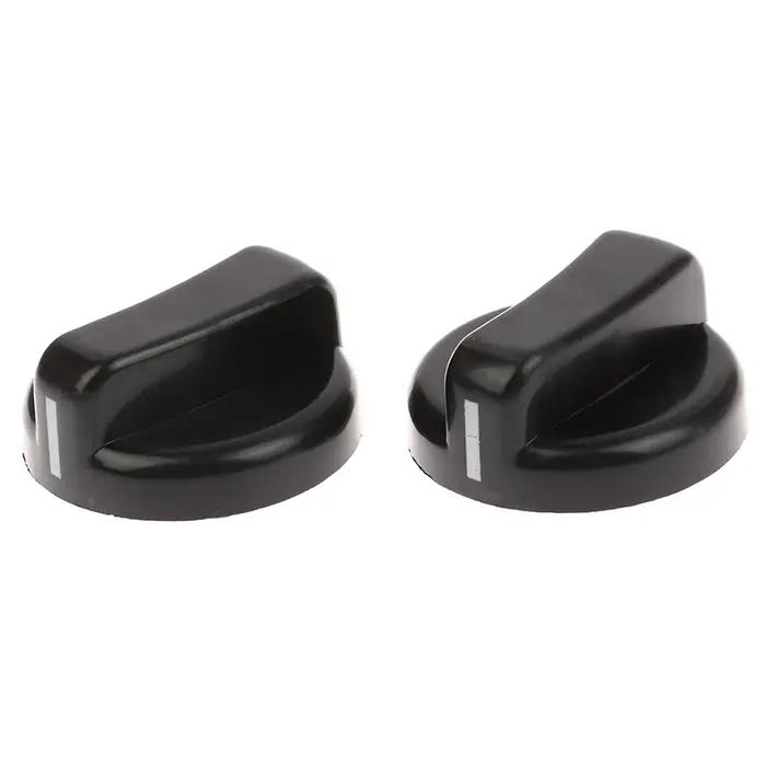 Poignée en plastique générale de 8mm, 2 pièces, remplacement de cuisinière à gaz, bouton de commande