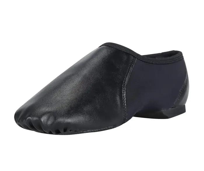 Chaussures jazz enfiler élastique circulaire danse femmes hommes confort souplesse