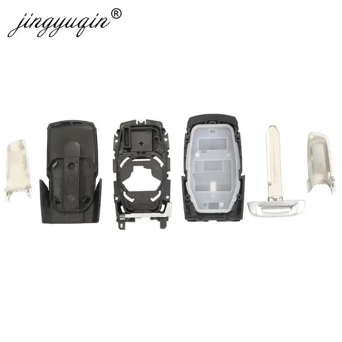 Jingyuqin Smart Remote Car Key Shell Case pour Dodge RAM 1500 Limited LongHorn 2019 2020 2021 Fob OH