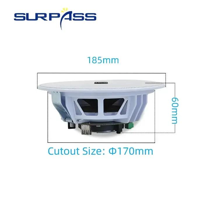 SURPASS-HautréusBluetooth connectables pour iPhone, Boîte de son, Audio Stéréo, Gamme complète, Anti