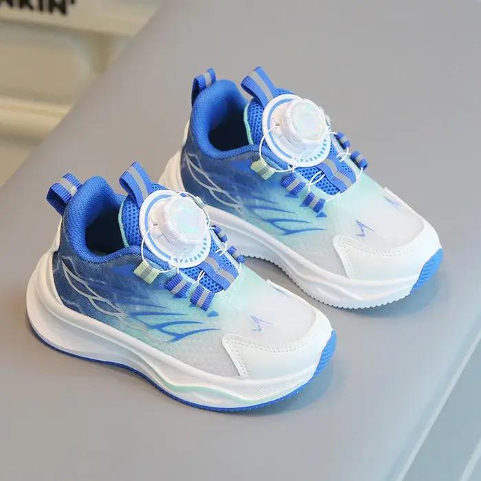 Tenis enfant chaussure baskets décontractées pour garçon enfant chaussure pour fille boutons rotatif
