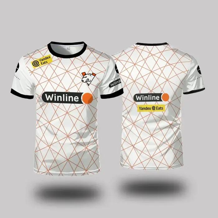 T-shirt Virtus.Pro respirant pour hommes et femmes, vêtements d'été décontractés à col rond pour le sport en plein air occasions spéciales