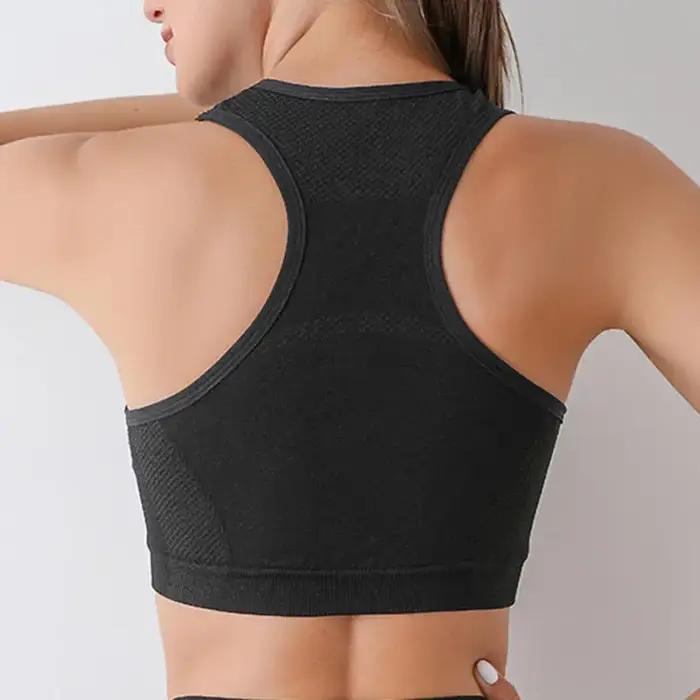 Femmes sport soutiens-gorge Yoga haut gilet haute antichoc séchage rapide Yoga gymnase course sous-v