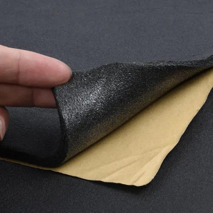 Capot insonorisant d'isolation de voiture, 200x50cm, 10mm d'épaisseur, mousse à cellules fermées, ac