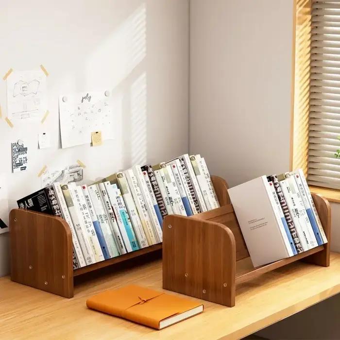 Étagère de rangement pour bibliothèque de bureau, bureau à domicile pour étudiants, petit support de