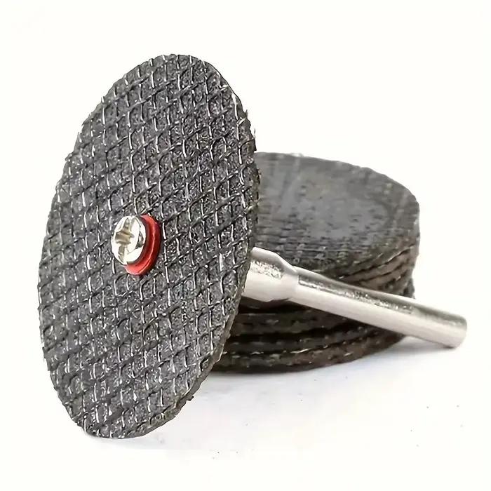 Disque à tronçonner converasif avec mandrins, meules pour accessoires, coupe du métal, outil lointai