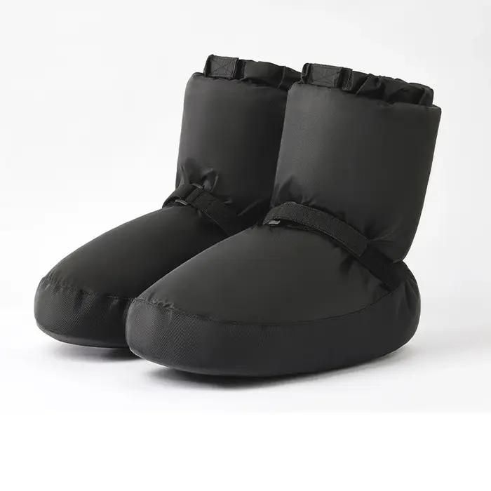 Chaussures de ballet bottes d'hiver chaudes antidérapantes pour adultes - Danse et entraînement confortable