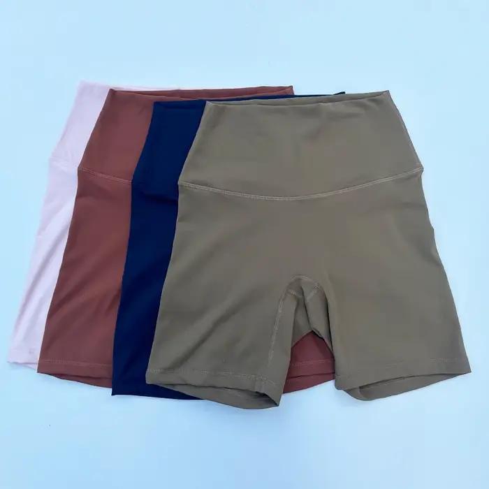 Short de sport taille haute pour femmes, short de Yoga, coupe cintrée, levage des fesses, course à p