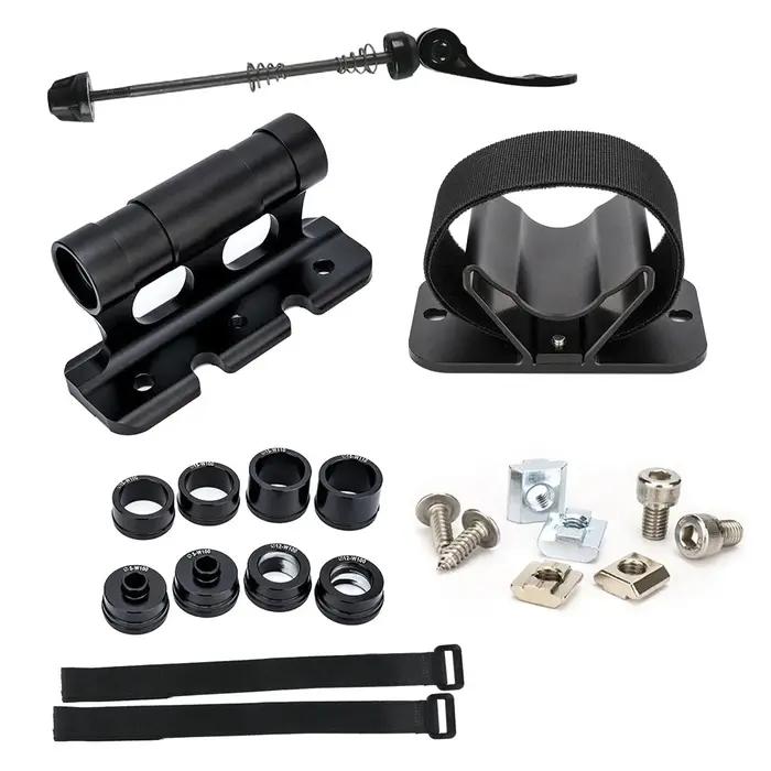 Support de montage de fourche de vélo support de vélo à dégagement rapide support fixe de roue arrière de vélo pour transport de voiture occasionnels usage randonnée voyage