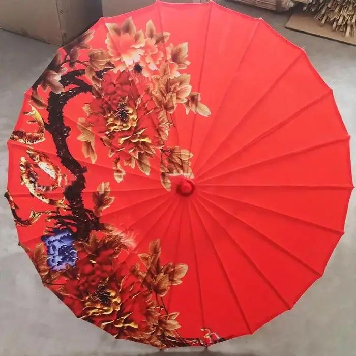 Parapluie papier huilé style antique chinois - Décoratif danse photo 10 couleurs nouveau design