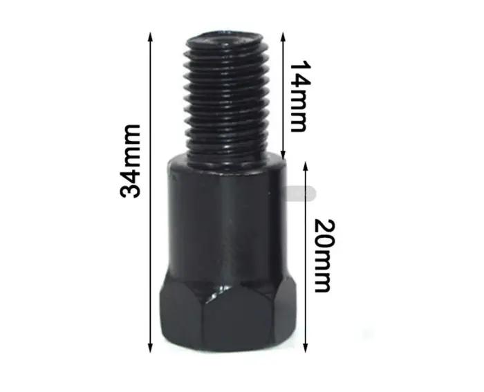 Adaptateur de rétroviseur dans le sens des aiguilles d'une montre M8 M10, 8/10mm, boulon de vis de r