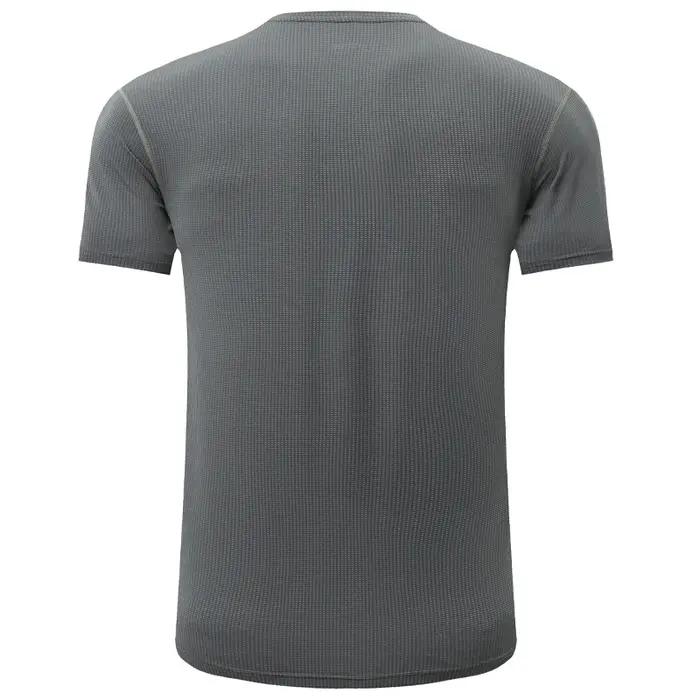 T-shirt manches courtes maille homme rapide - Vêtement respirant course musculation entraînement extérieur