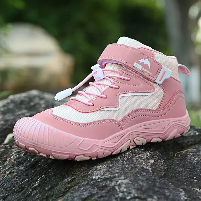 Bottes randonnée enfants anti-collision antidérapantes - Chaussures trekking garçons filles plein air