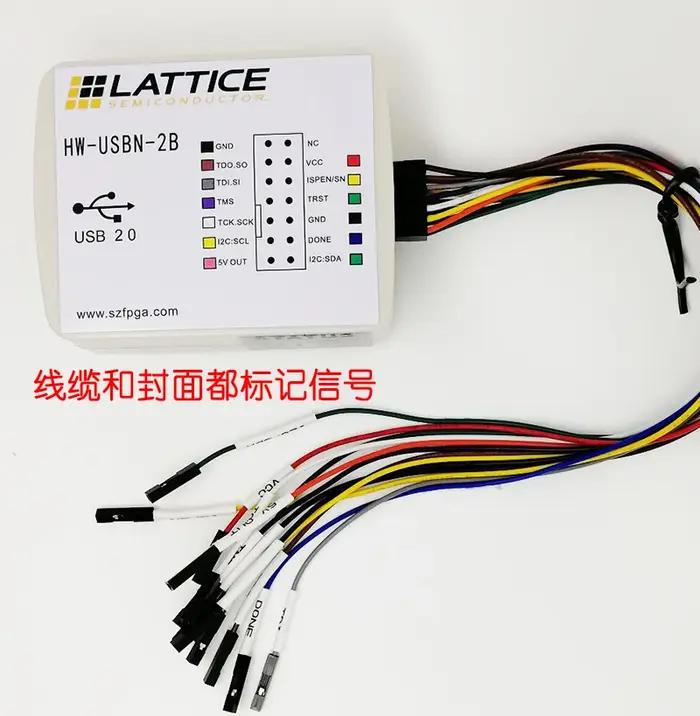 HW-USBN-2B 2A fpga ispdown Treillis programmeur à grande vitesse crosslink machxo2 machxo3 ice40 Cer