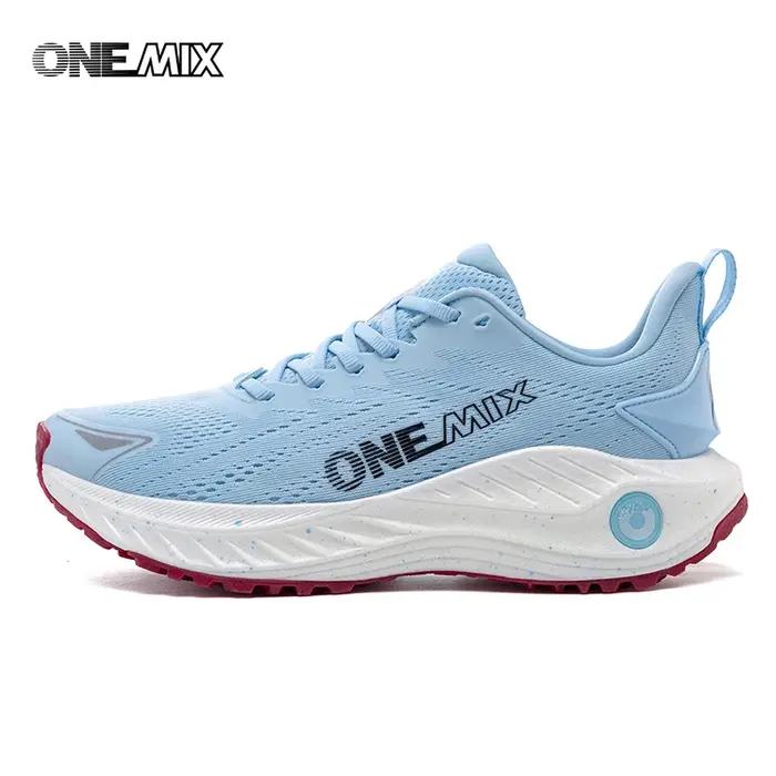 Chaussures de course hommes O-Resilio coussin stabilité - Sports plein air maille lacets léger