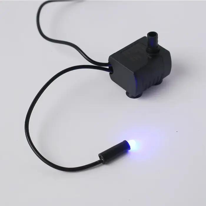 Pompe à eau à éclairage LED, fontaine d'eau pour chat, accessoires de moteur de remplacement pour bo