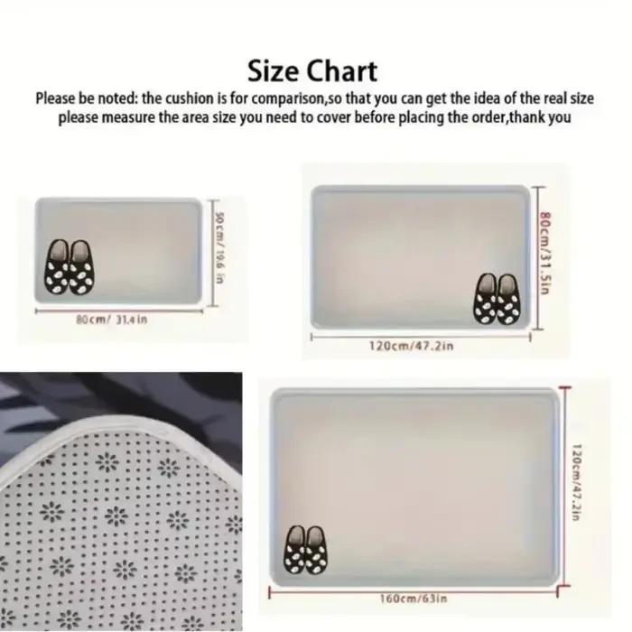 Tapis de porte extérieur durable avec motif bois rustique, idéal pour terrasse, camping-car et jardin