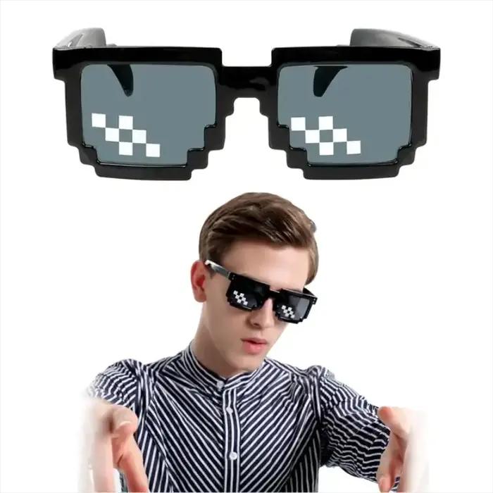 Lunettes de soleil mosaïque Cool Party Vintage nuances lunettes pour hommes lunettes de soleil pixél