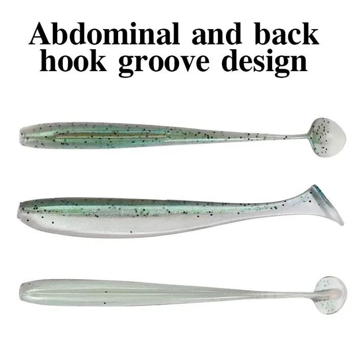 TSURINOYA 65mm 75mm T queue Wrom leurres de pêche leurre souple appât artificiel attirail Jerkbaits