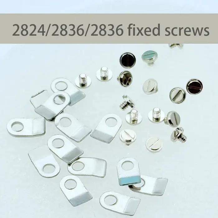 Accessoires de réparation de montres Pièce de fixation 2836 2834 Pièce de machine fixe 2824 Vis de machine fixe Plaque de pression du mouvement Pour réparation de montres Occasions spéciales