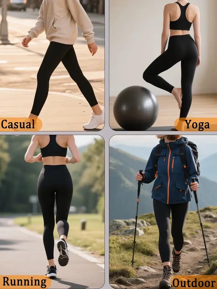 Leggings super doux avec poches pour femmes, pantalons de yoga d'entraînement taille haute pour le c