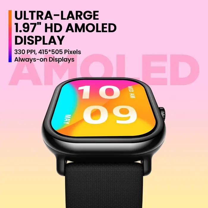 Zeblaze-Montre intelligente d'appel vocal pour hommes et femmes, GTS 3 Pro, Ultra-Big HD, Écran AMOL