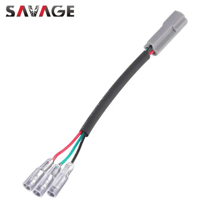 Adaptateur de fil de connecteur de câble d'éclairage de plaque d'immatriculation, pour YAMAHA MT07 M