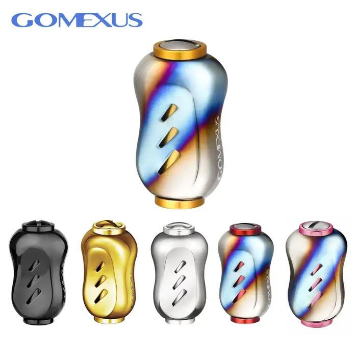 Gomexus bouton de moulinet Baitcasting titane 22mm pour Shimano Vanford Stradic Curado Antares Daiwa