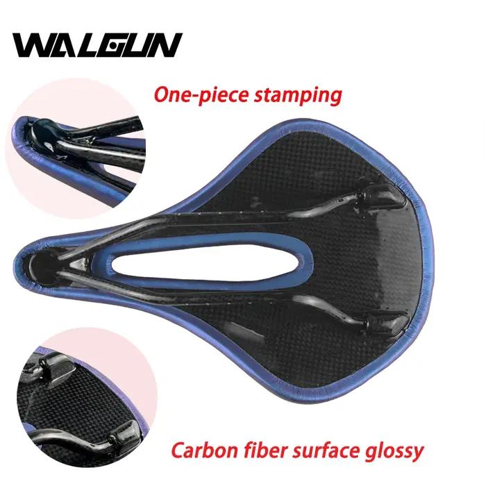 Selle ultralégère en Fiber de carbone dégradé bleu-violet adapté pour vélo vtt ts101 accessoires vtt