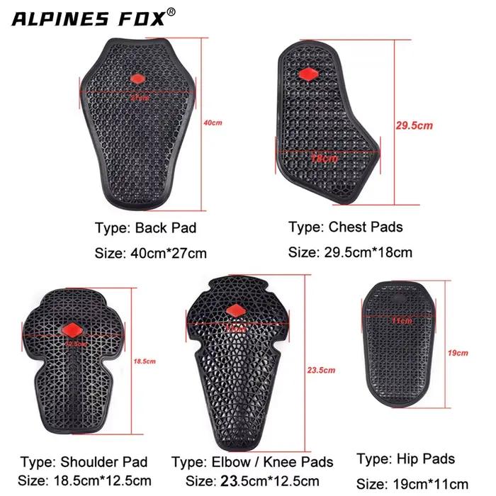 Coussinet de protection universel pour moto, approuvé CE, épaule, coude, dos, coussinets de poitrine