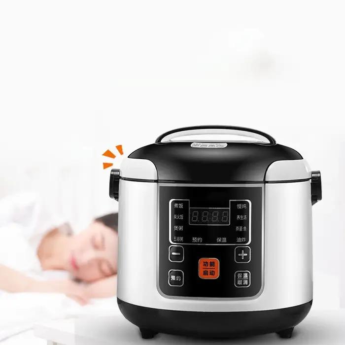 Cuiseur à riz Portable pour voiture, camion électrique 2L, multi-cuiseur, soupe, bouillie, cuisson d
