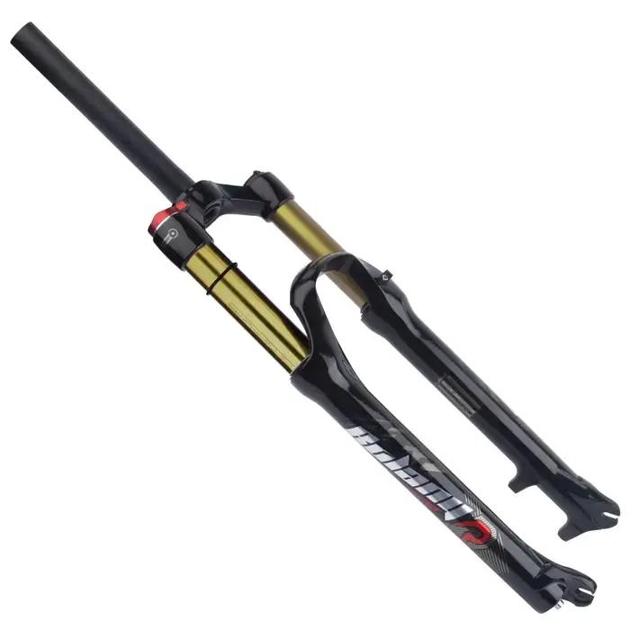 Bolany fourche de vélo vtt résilience de l'air alliage de magnésium amortisseur suspension droite co