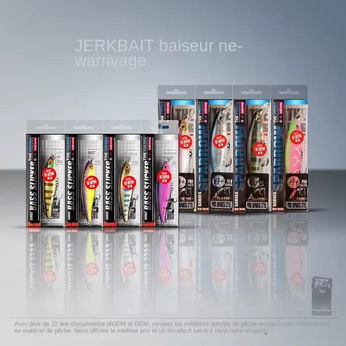 BEARKING Squad Minnow 95mm 14.8g 65mm 6g système de poids en tungstène SP leurres de pêche couleurs assorties manivelle