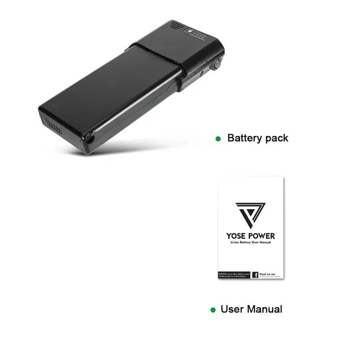 Phylion XH370-10J PortaPower Ebike batterie 36V 10.4Ah 14Ah 18650 batterie de vélo électrique au Lit