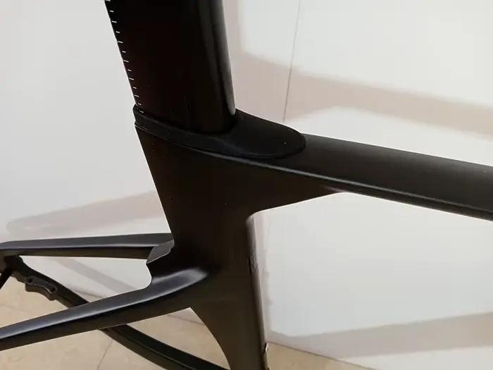 Cadre de vélo de course en carbone ultraléger fourche Twitter R5 axe traversant frein à disque route de course pour coureurs compétitifs et amateurs