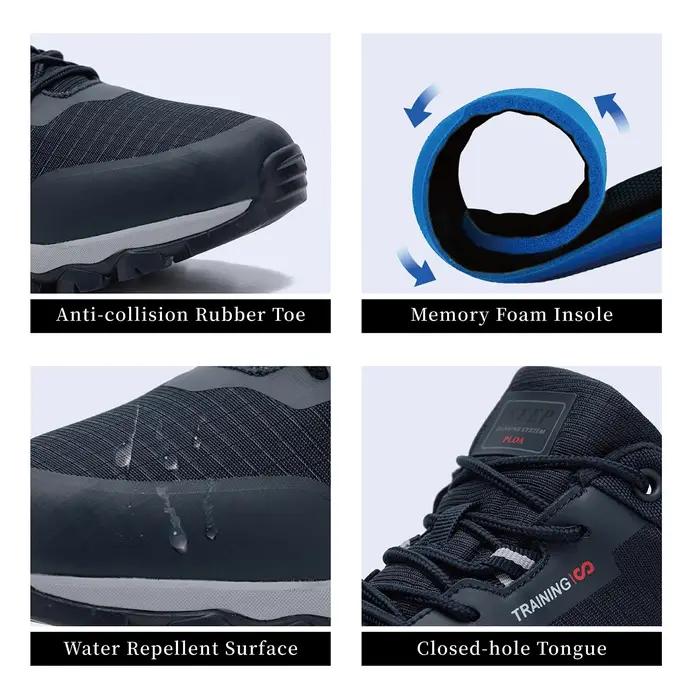 Baasploa-Chaussures de Randonnée Imperméables et Résistantes à l'Usure pour Homme, Baskets d'Escalad