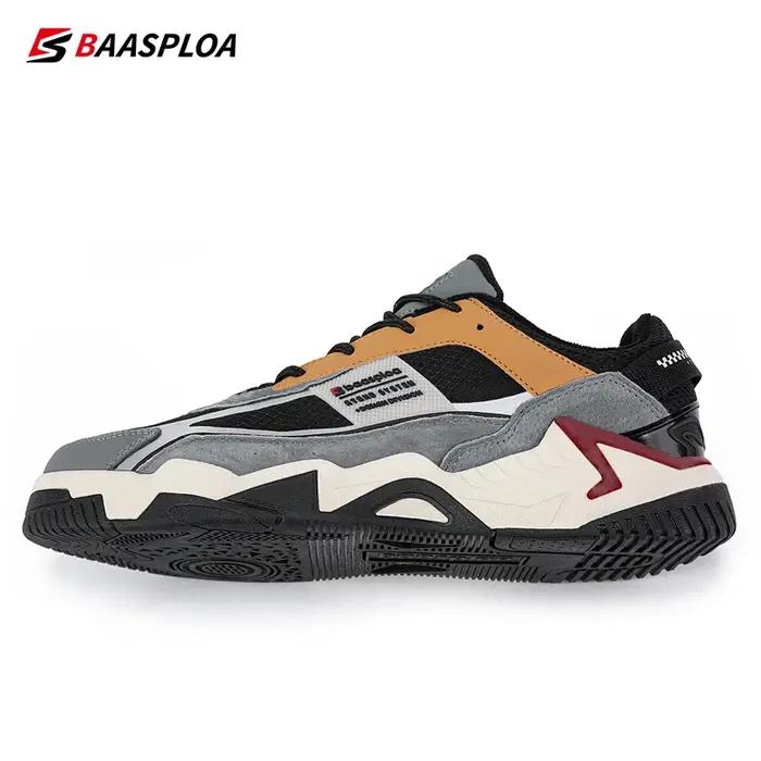 Baasploa-Chaussures décontractées pour hommes, baskets de marche imperméables, chaussures de tennis