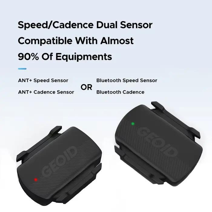 Capteur de Cadence et Vitesse pour Vélo de Route et VTT Bluetooth Compatible Double Mode Amélioration Performance Cycliste Occasions Spéciales
