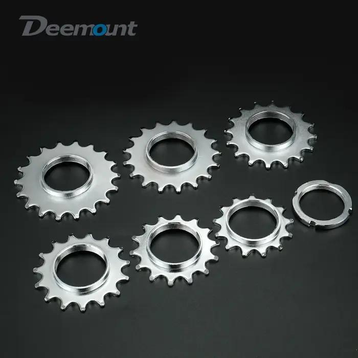 Deemount – roue libre de vélo à pignon fixe, verrouillage du moyeu, 1 vitesse, anneaux de verrouilla
